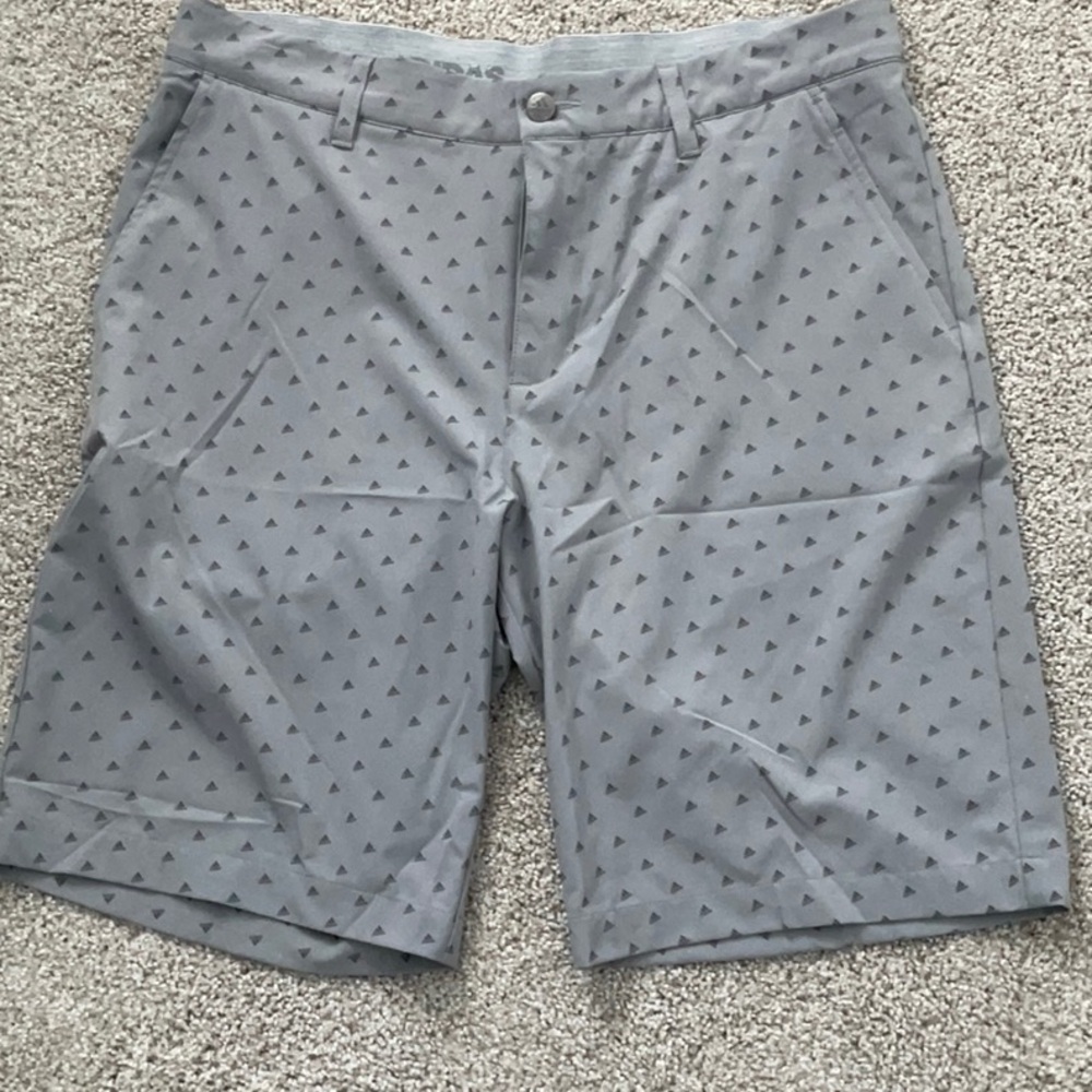 Men's Gray Patterned Shorts